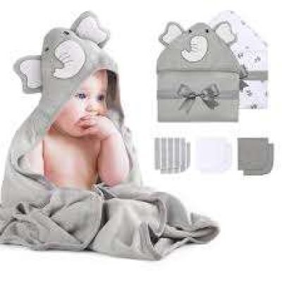 Momcozy Set de toallas 8Pzas Gris